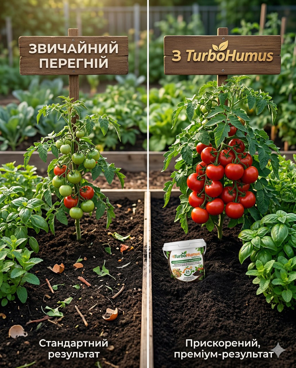 Переваги TurboHumus